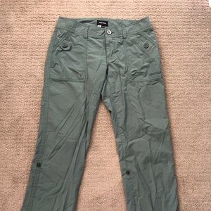 Marmot Cotton Blend Outdoor Roll Up Pants